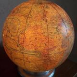 J.Forest illuminated terrestrial globe mid 20th century