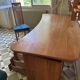 Bureau design en orme massif