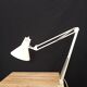 Architect's articulated lamp - 2 arms - Beige lacquered metal - 1960