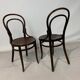 Set of two bistro chairs n°14 of Thonet