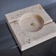 Brutalist ashtray by Fratelli Mannelli, travertine, Italy, 1970