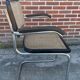 Set of 4 chairs model B64 Cesca with armrests in Black and Chrome