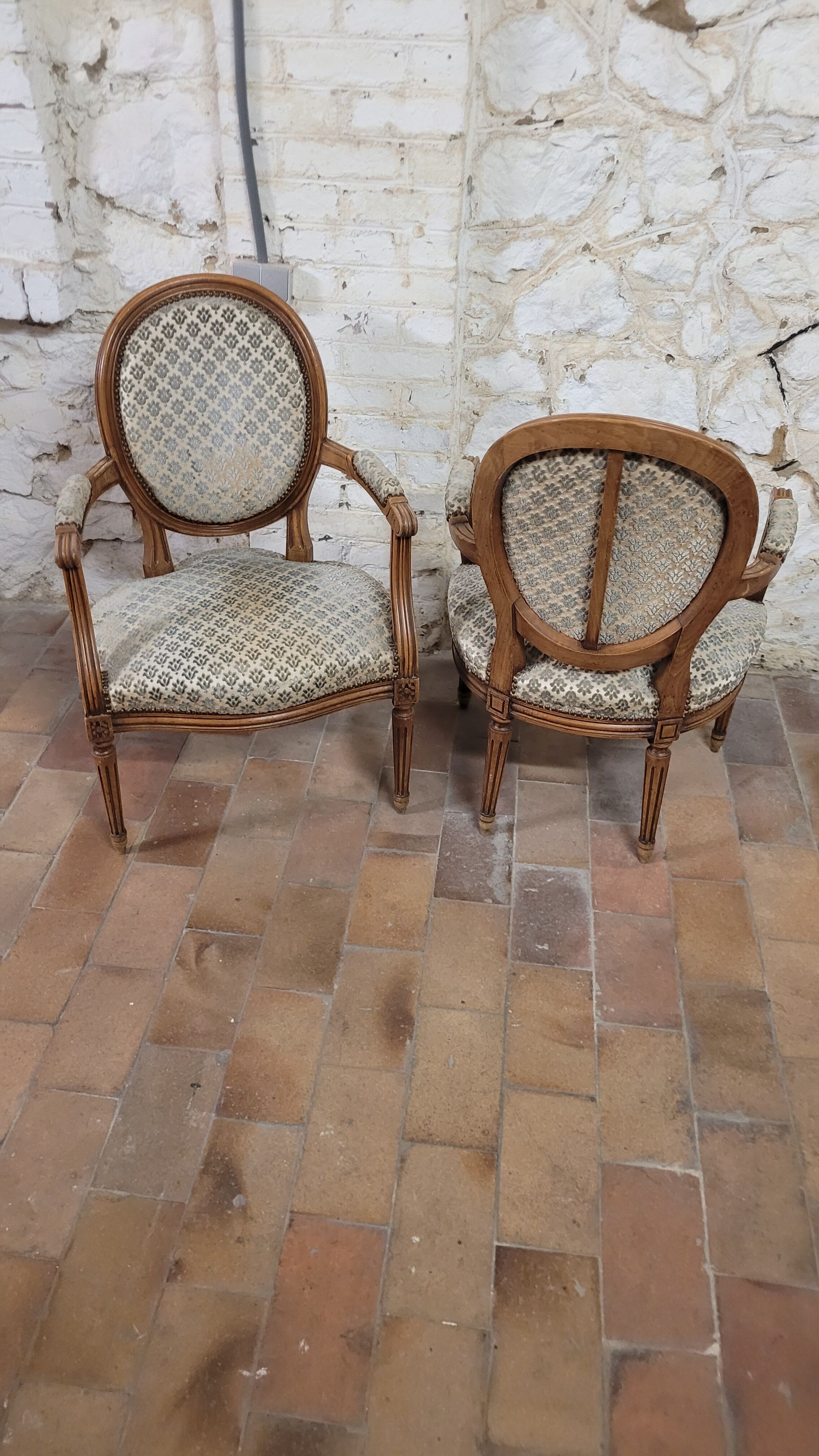 Pair of armchairs
