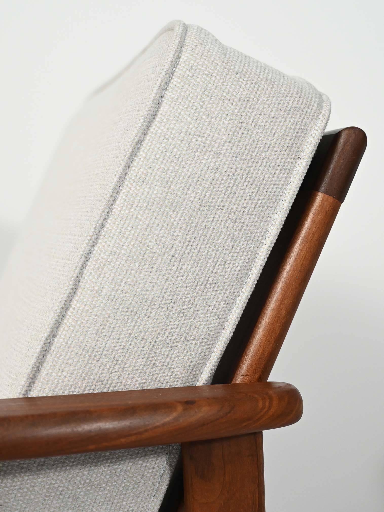 Pair of Danish teak armchairs