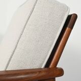 Pair of Danish teak armchairs