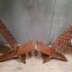 Pair of African seats