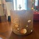 Wall lamp in ceramic and Accolay resin