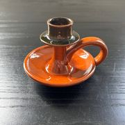 Earthenware candle holder