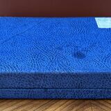 Coffret de 12 cuillères à café / moka vintage  en  métal doré, Cristofle.