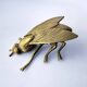 Regency fly ashtray in brass, Spain, circa 1980
