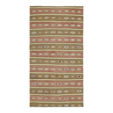 Tapis kilim anatolien vintage fait main turc 167 cm x 305 cm