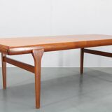 Table basse en teck restaurée par Johannes Andersen des années 1960 pour CFC Silkeborg, Danemark