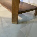 Walnut and beech side table - 1940