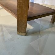 Side table in walnut and beech - 1940