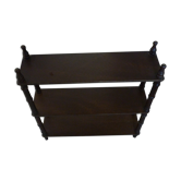 Etagere murale en bois façon bambou