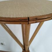 Rattan plant stand