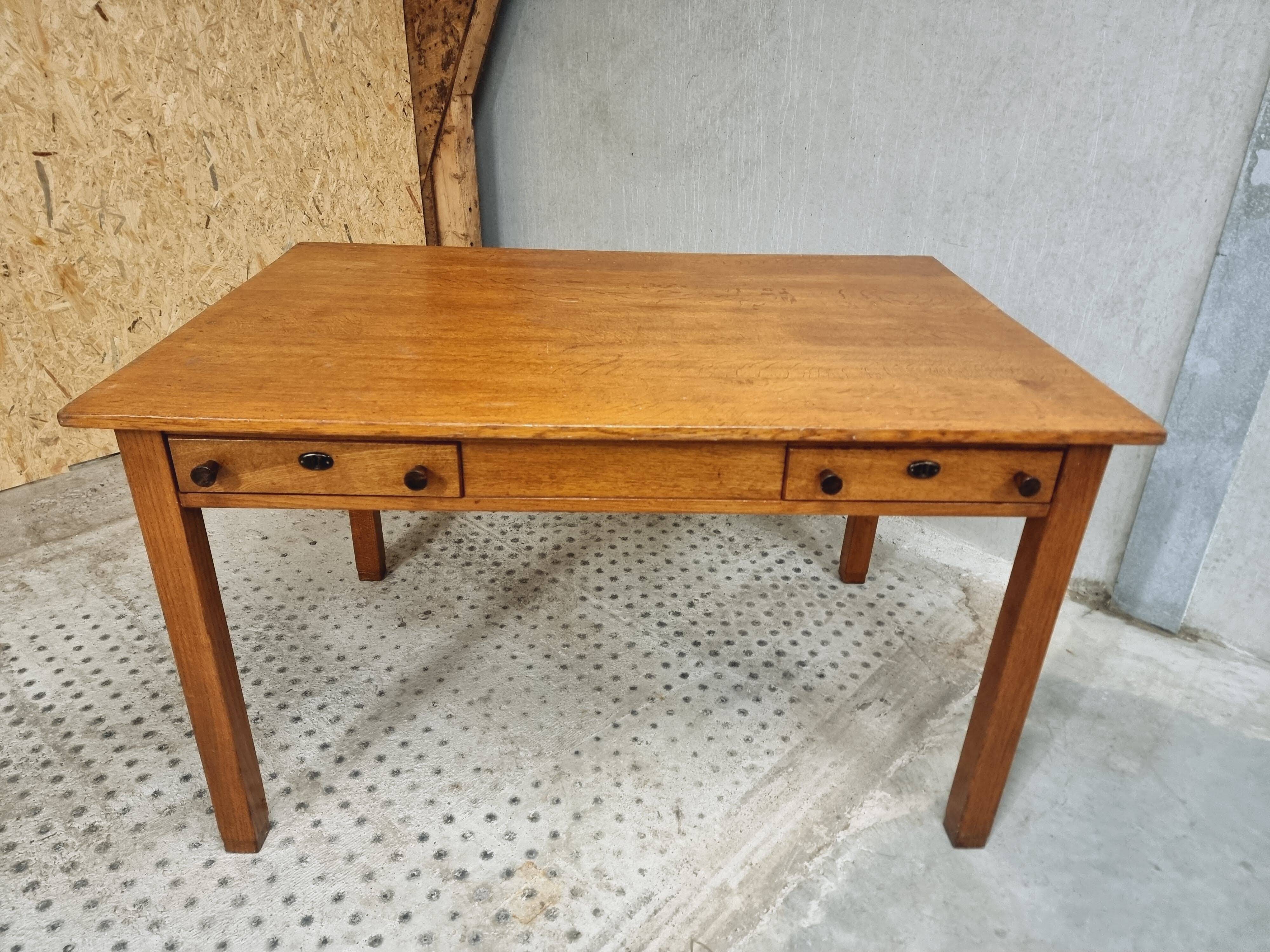 Antique table dining table Hague School oak