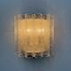 Mid-century glass tube Doria Leuchten wall lamp / sconce, 1970s