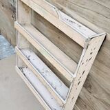 Burmese teak wall shelf