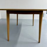 Extendable dining table in solid beech, Scandinavian design from the 70s