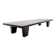 Grande table basse en bois noir martelé - 21th