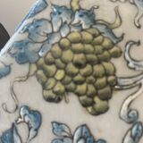 Antique Chinese enameled ceramic lamp