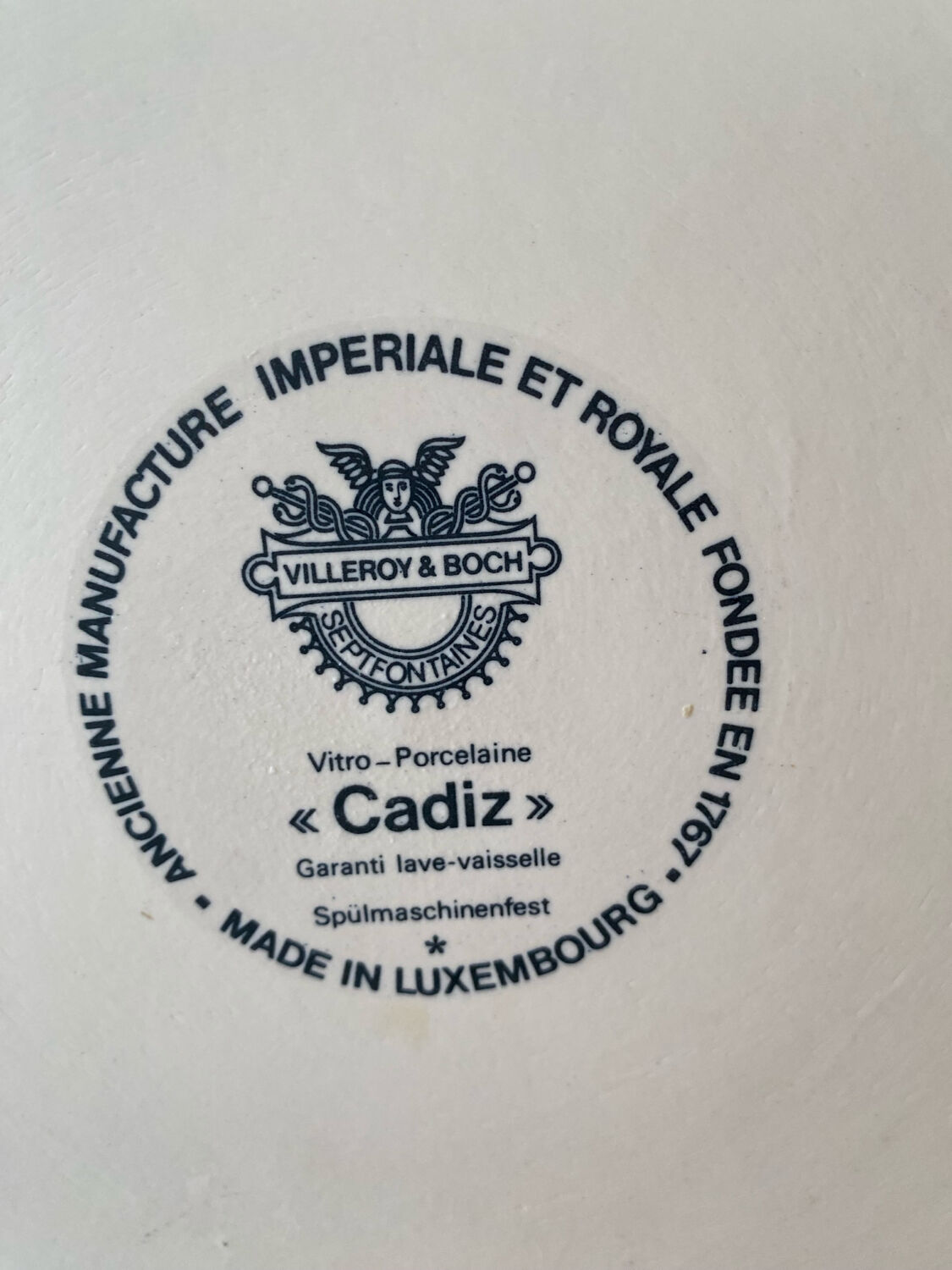 Large vegetable dish, salad bowl, soup tureen Model Cadiz from Villeroy & Boch.