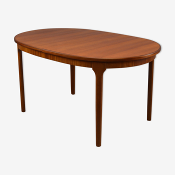 Mid century oval dinning table by Mcintosh