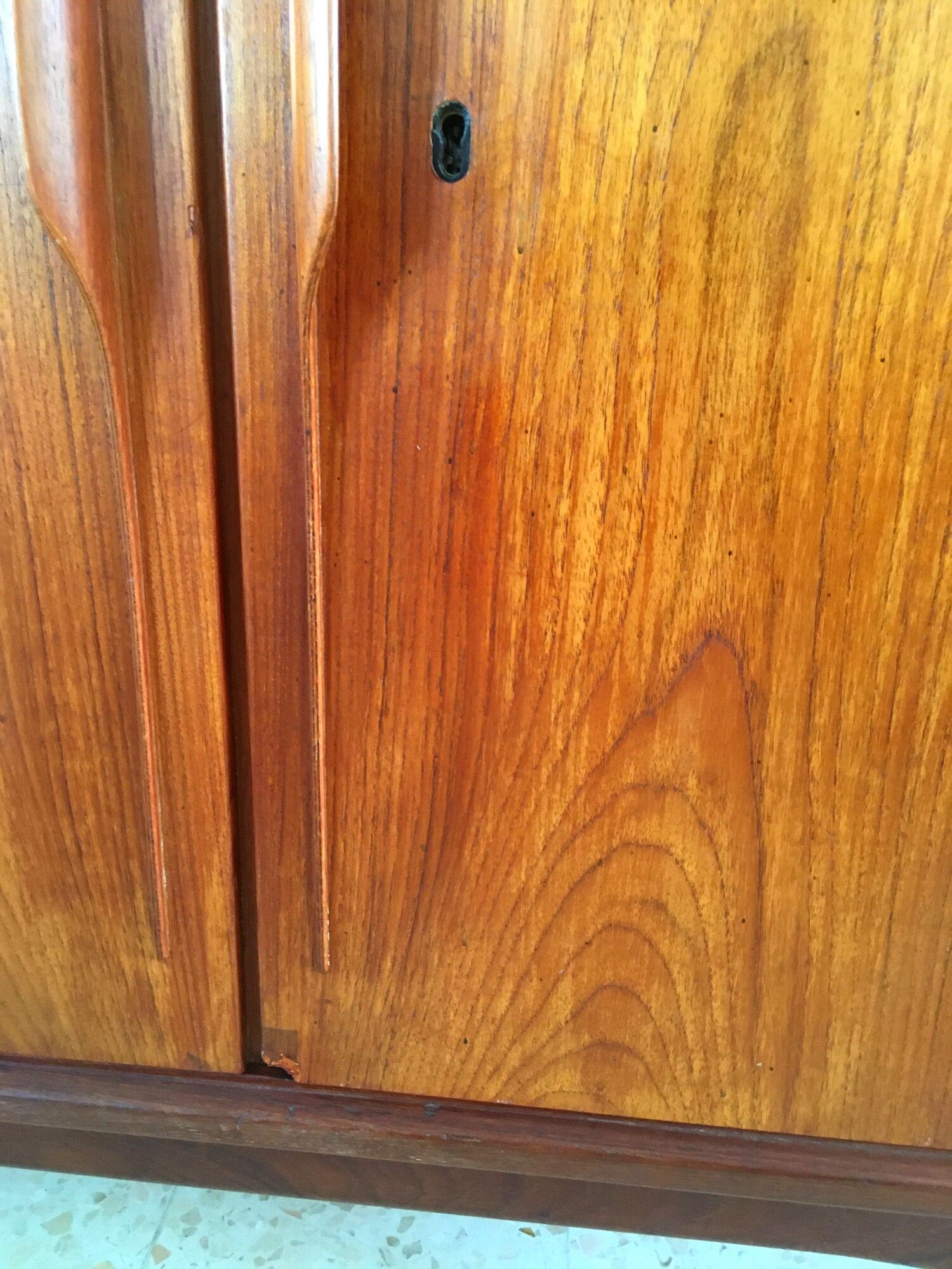 Vintage Scandinavian teak row 1960