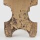 Rustic Shaped Low Stool in Painted Wood, France ca. 1900