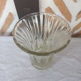 Molded glass vase