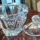 Old Baccarat crystal sugar bowl