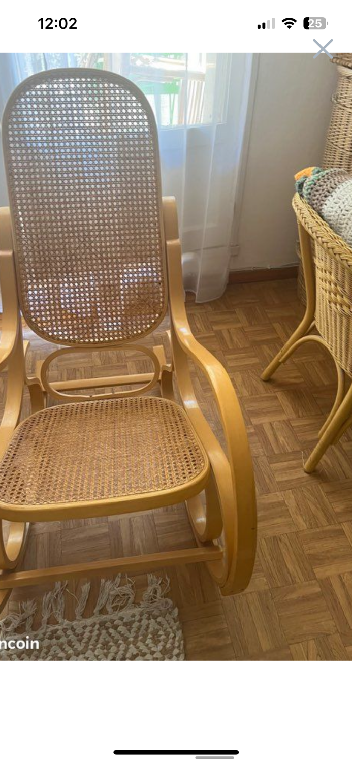 Rocking-chair cannage