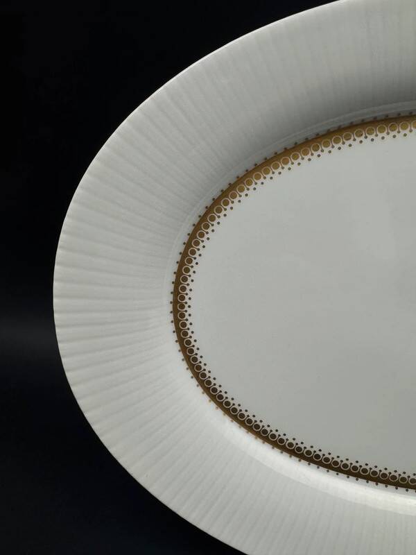 Rosenthal Tapio Wirkkala large oval ripple dish