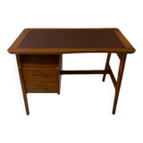 Solid oak and leather desk