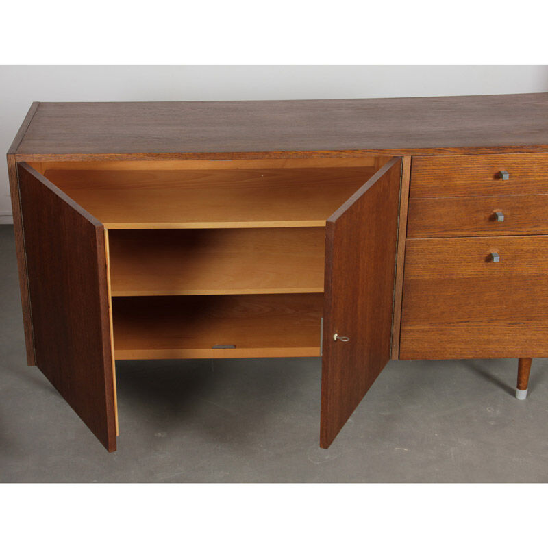 Wooden enfilade produced by drevozpracujici podnik, 1960