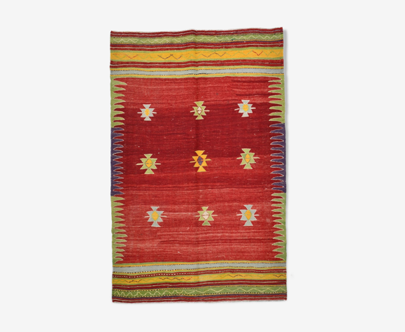 Tapis kilim en laine fait main turc 237x153 cm