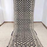 Handmade Moroccan Berber rug 345 X 125 CM