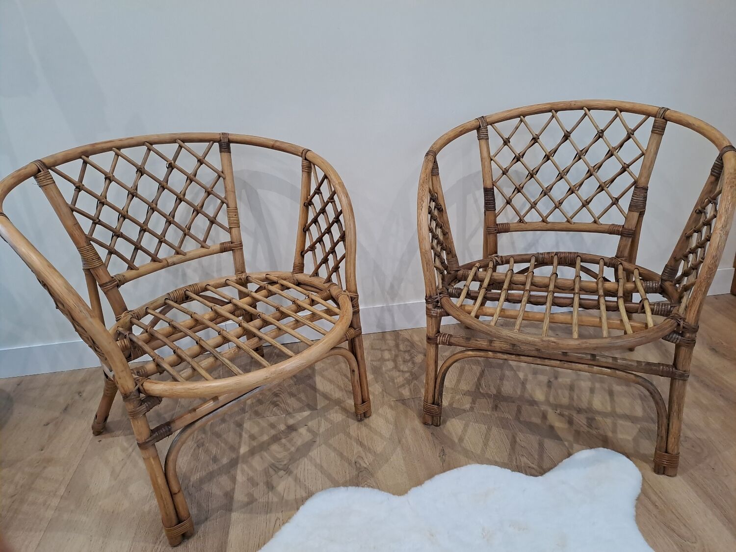 Fauteuils en rotin