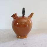 Jug in enamelled faience