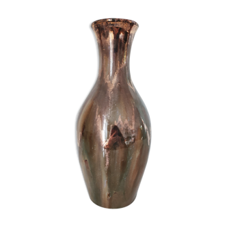 Vase en céramique irisé