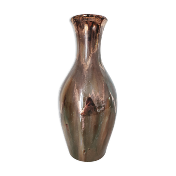 Vase en céramique irisé