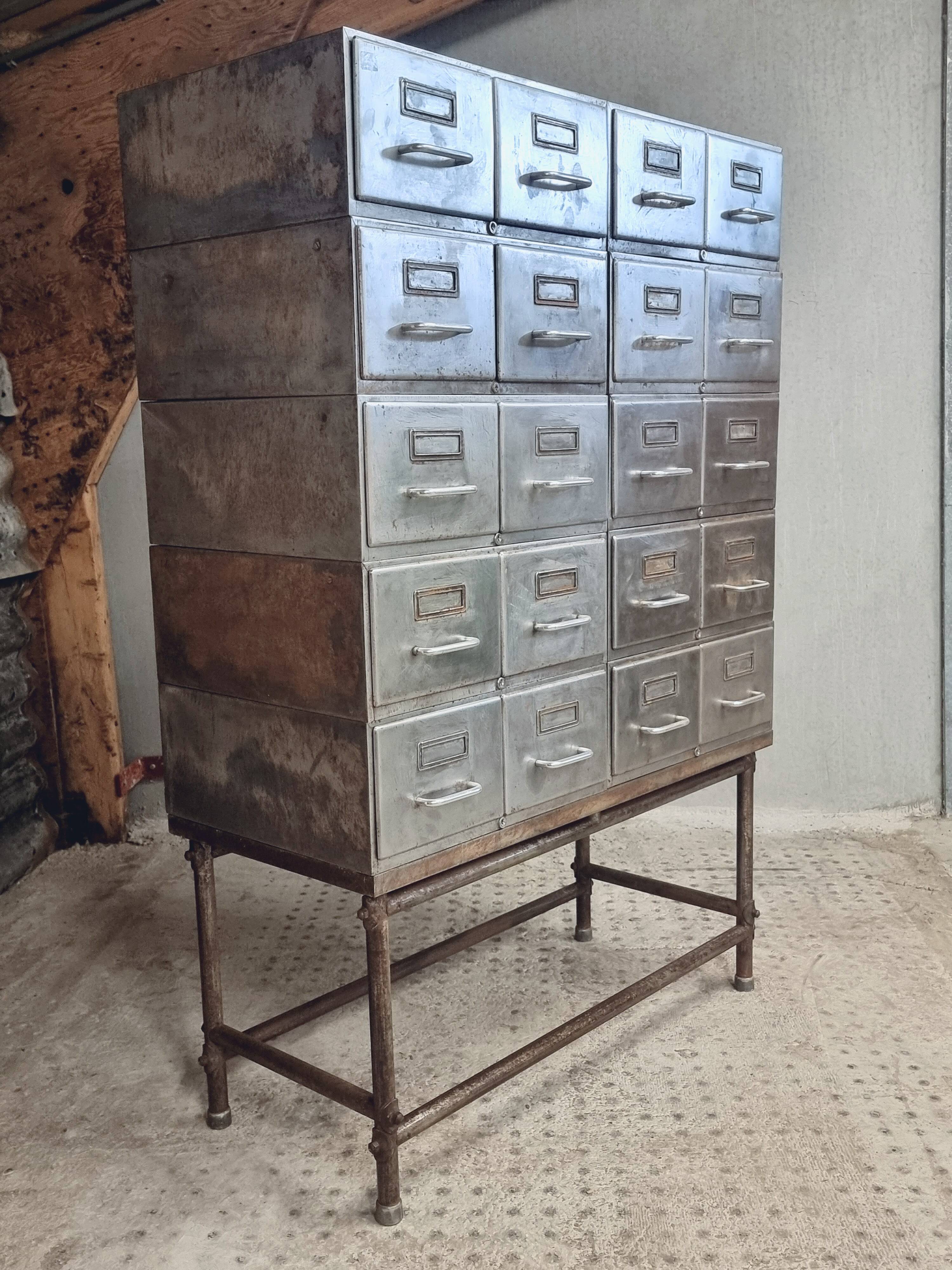 Industrial drawer cabinet filing cabinet hobby cabinet made of iron