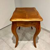 Louis XV style table in burr walnut and walnut