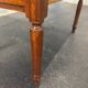 Console en bois et marbre blanc