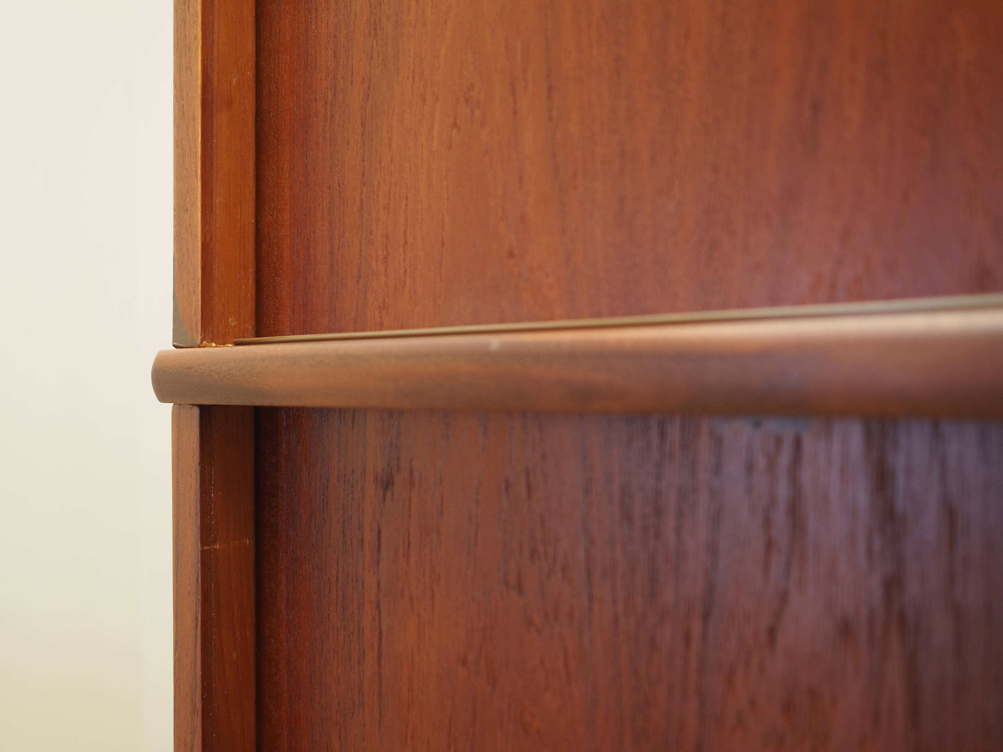 Teak wardrobe, Danish design, 1970s, production: Denmark