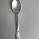 Set of 10 old silver spoons
