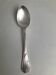 Set of 10 old silver spoons