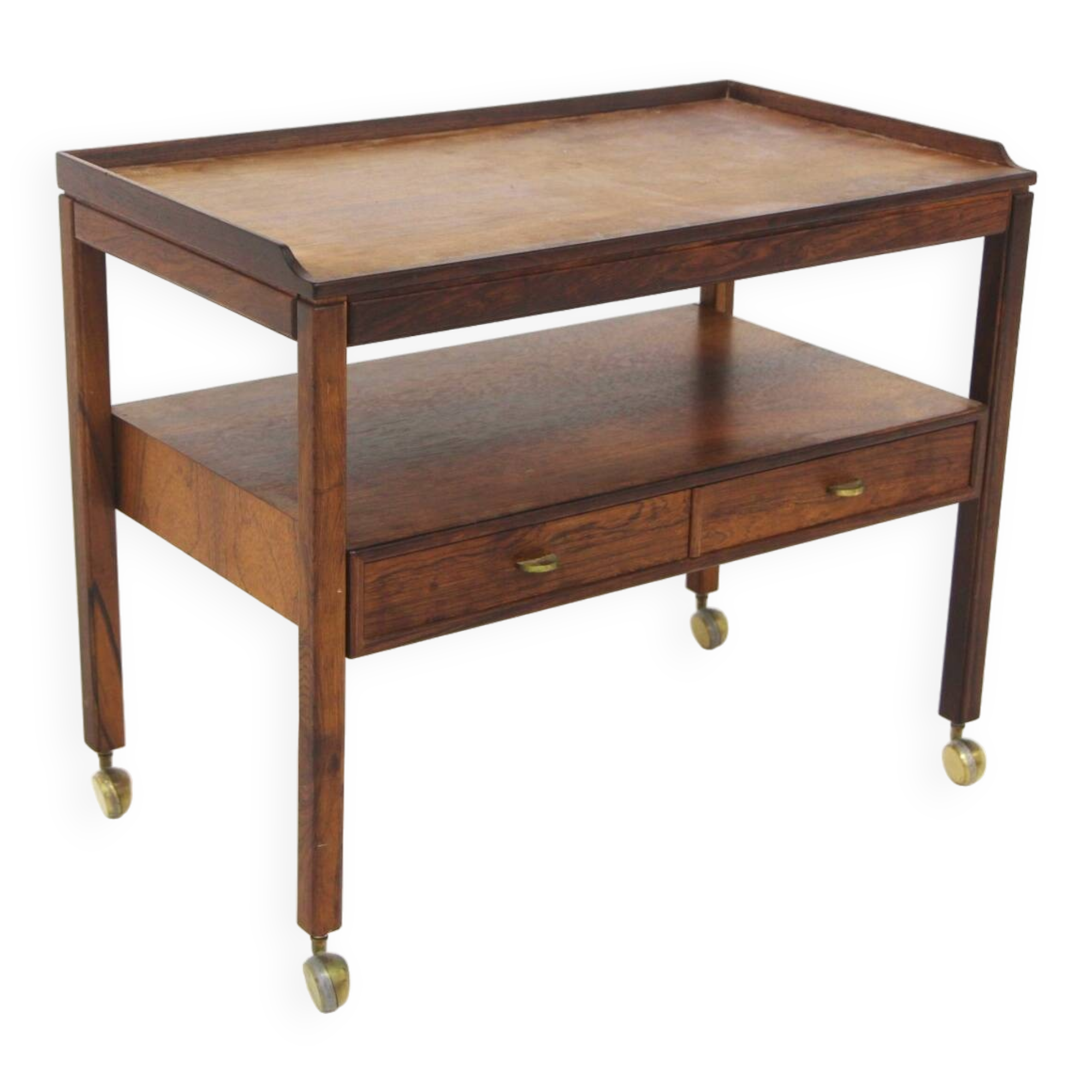 Scandinavian rosewood server "Casino" Engström & Myrstrand for Tingströms, Sweden, 1960