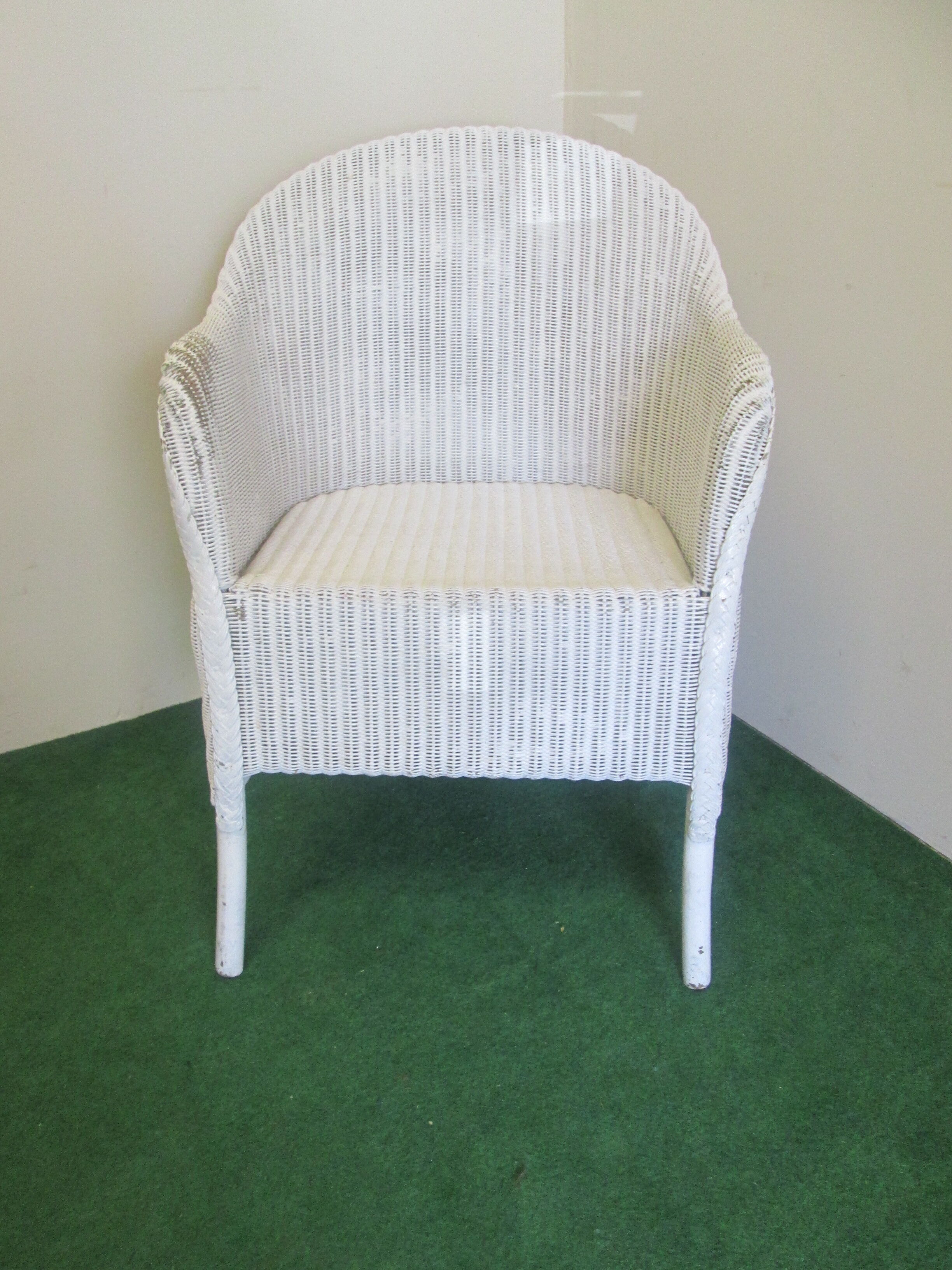 Lloyd loom armchair